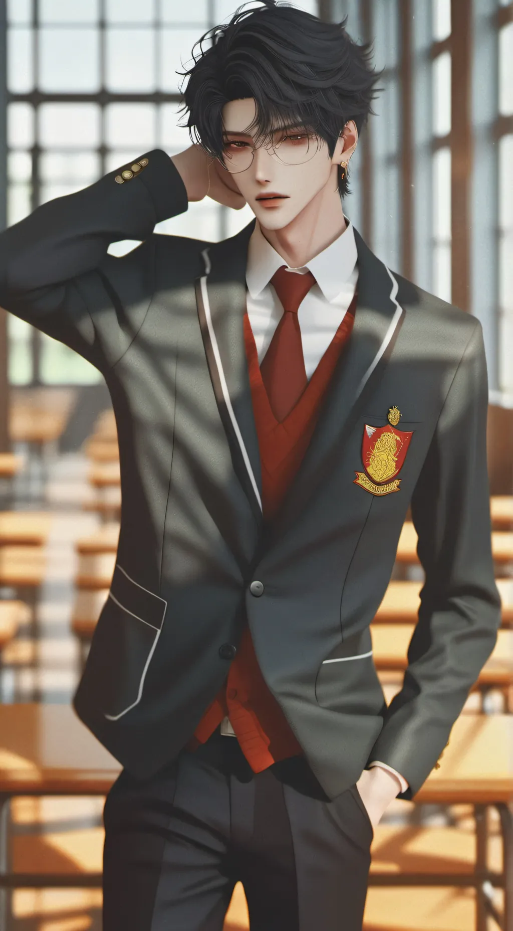 ai character: Asher background