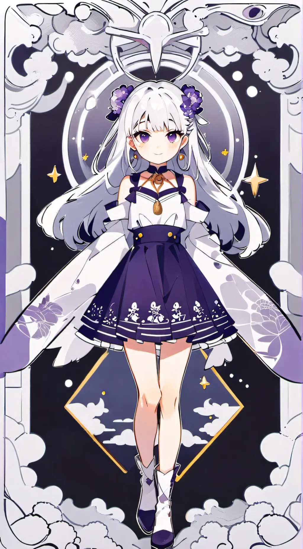 ai character: maya lali jade  background