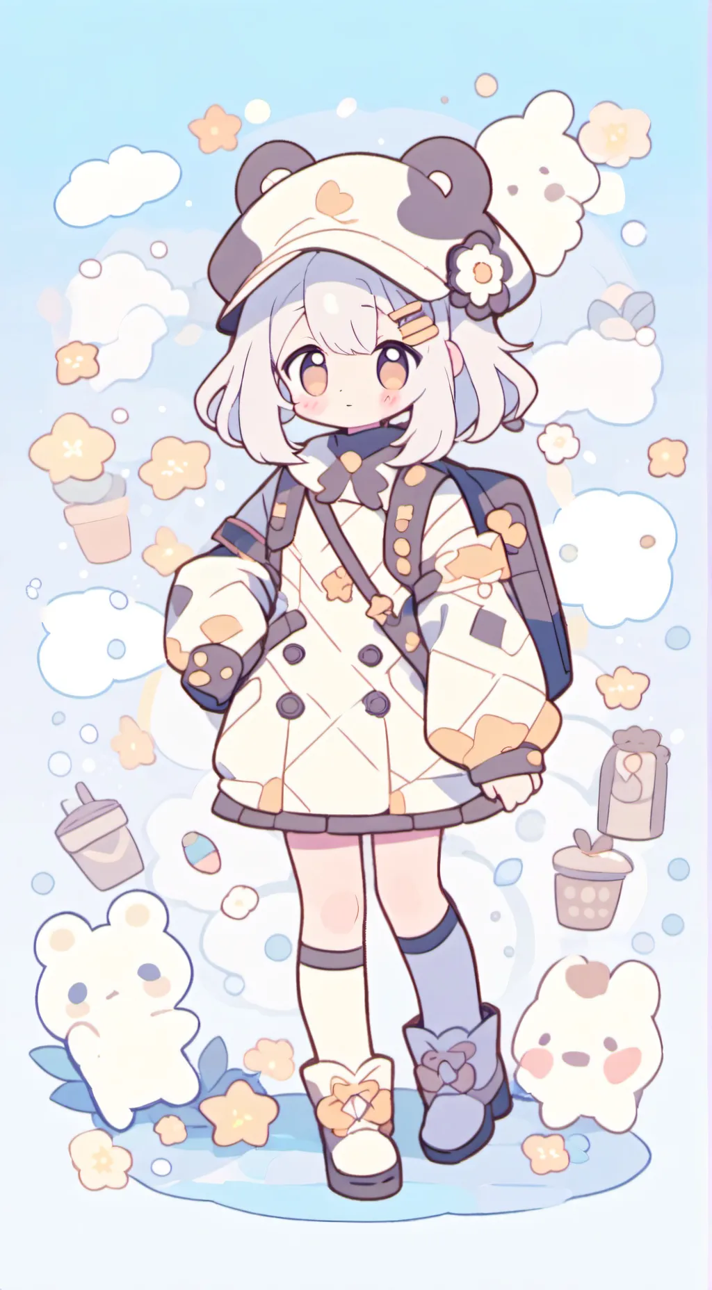 ai character: Лола🫧 background