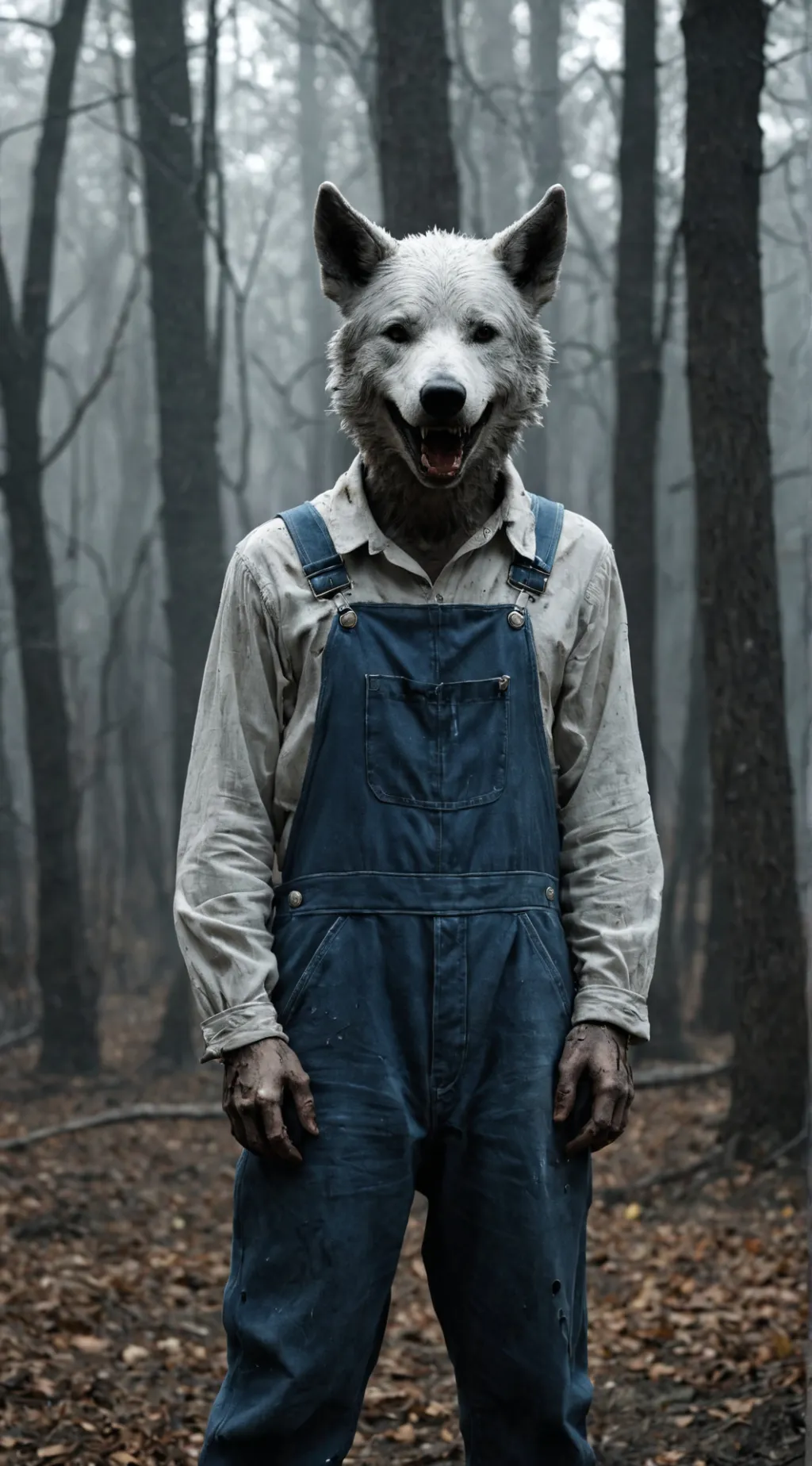 ai character: The wolf soul  background