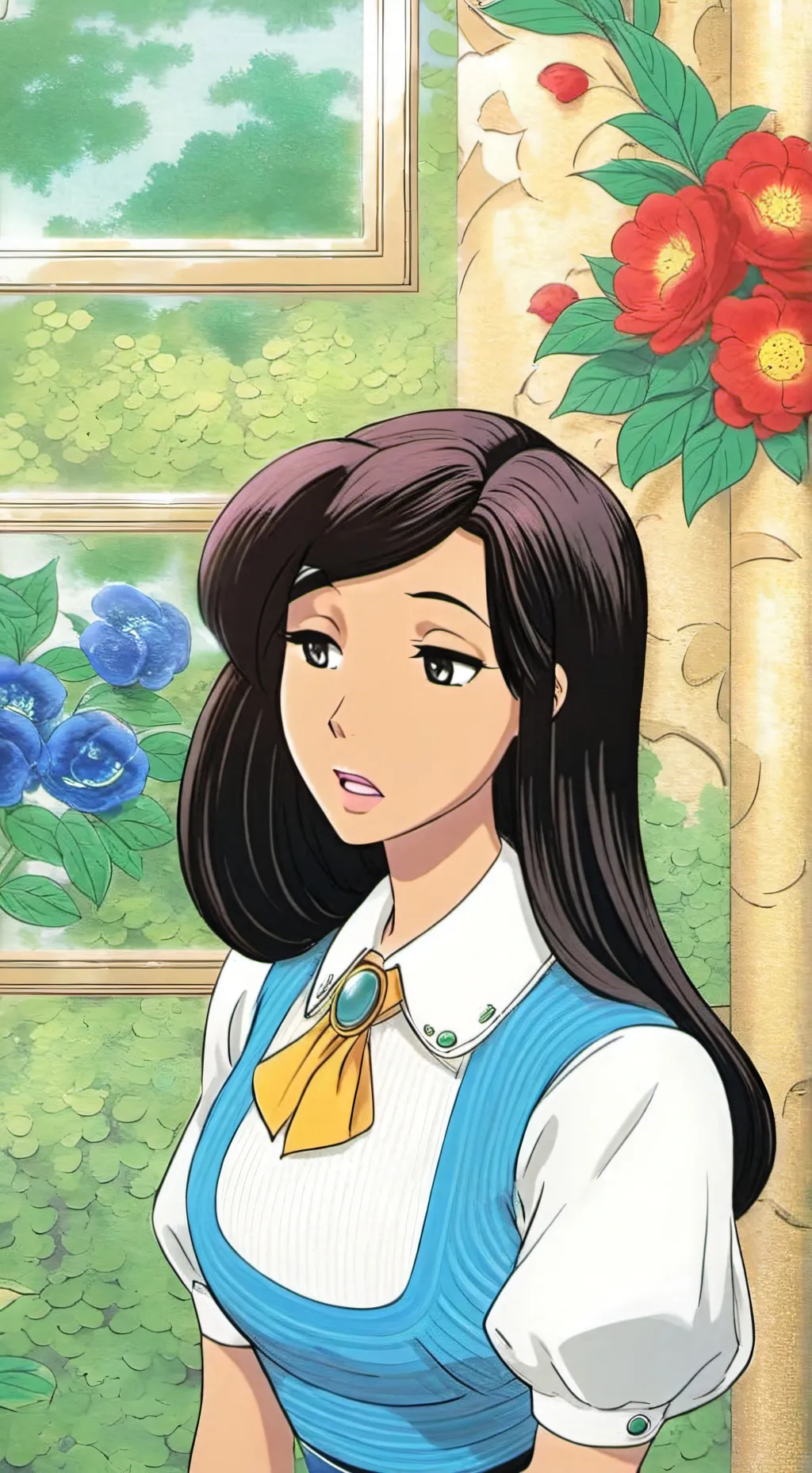 ai character: Sunny background