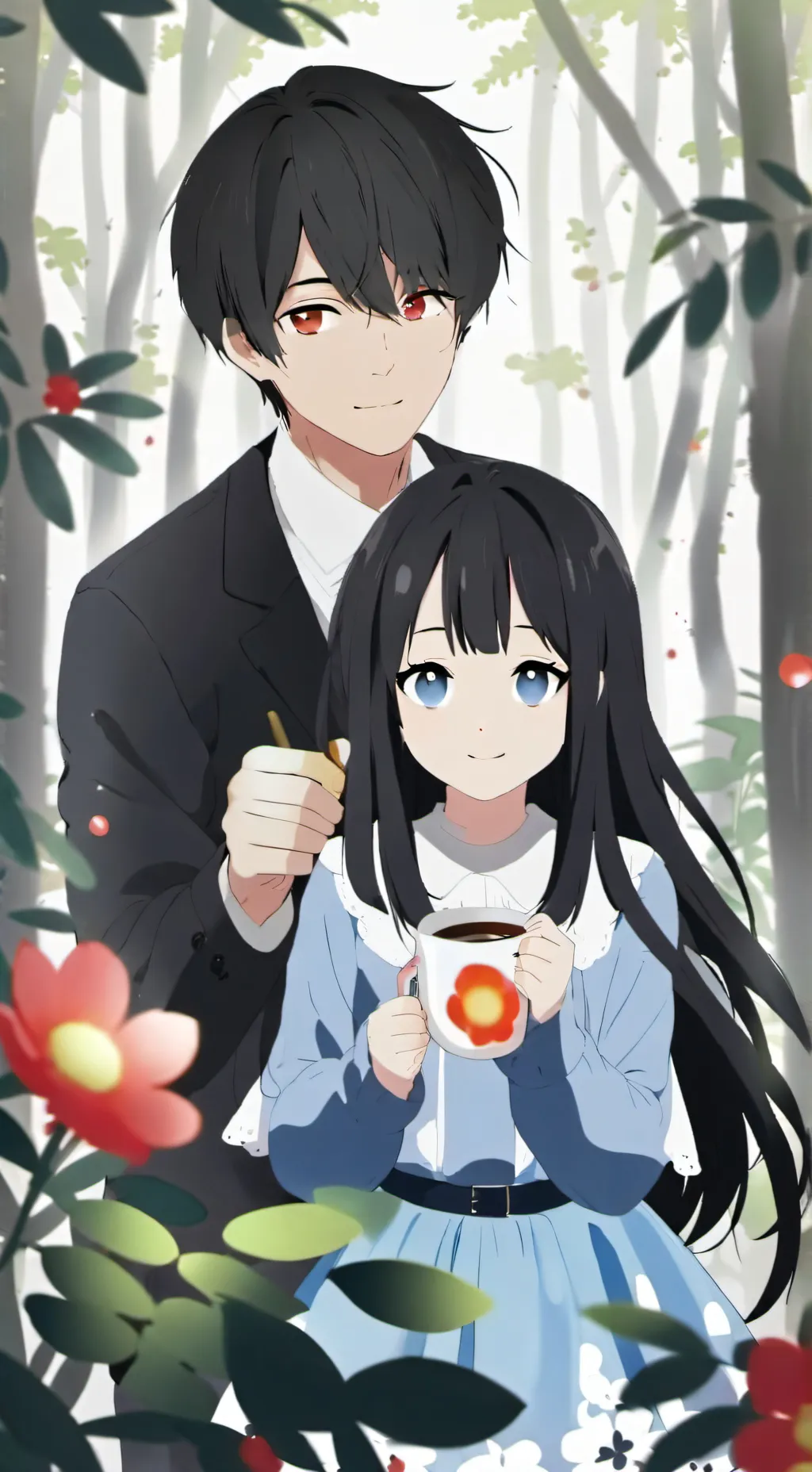 ai character: gett married  background