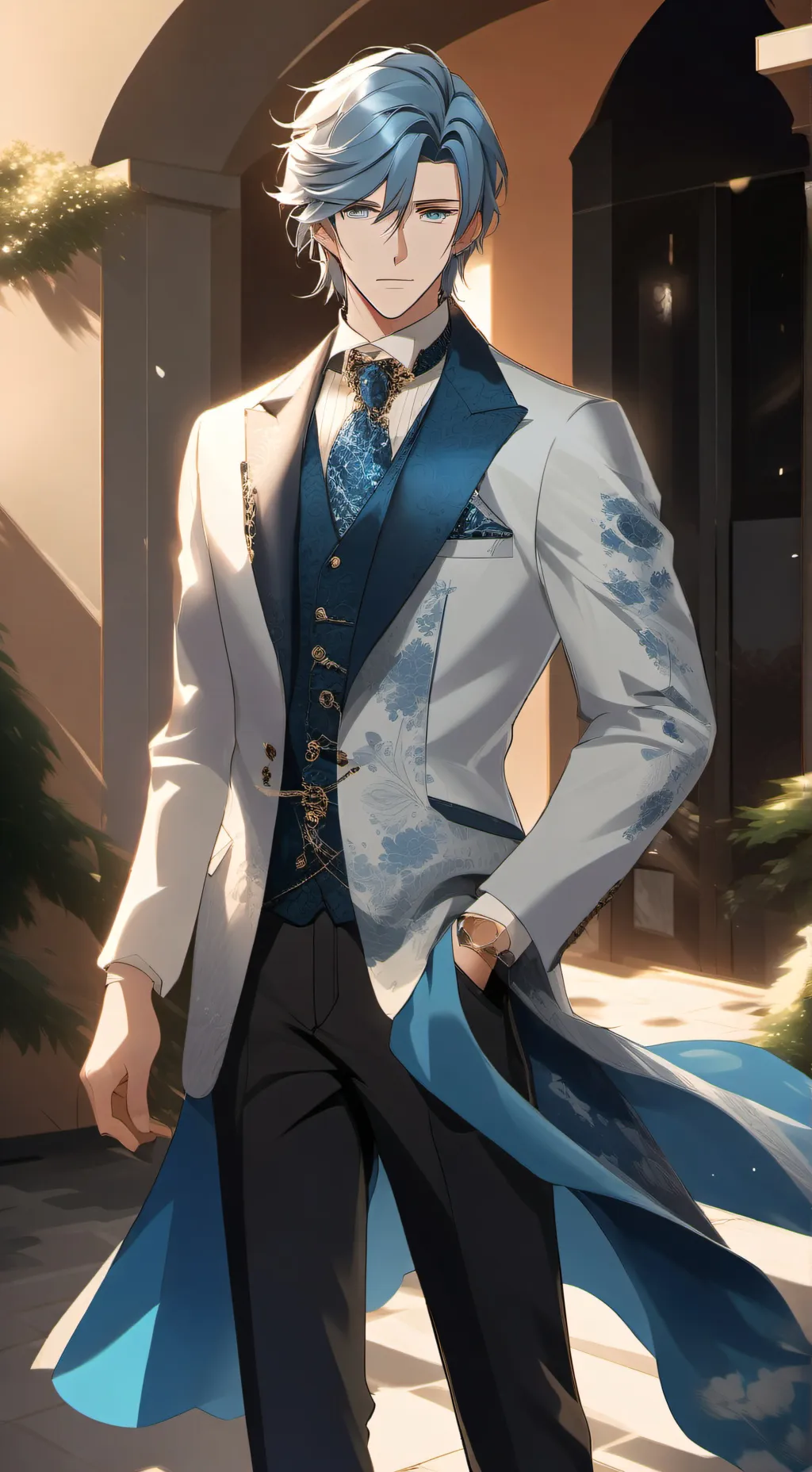 ai character: Lucas  background