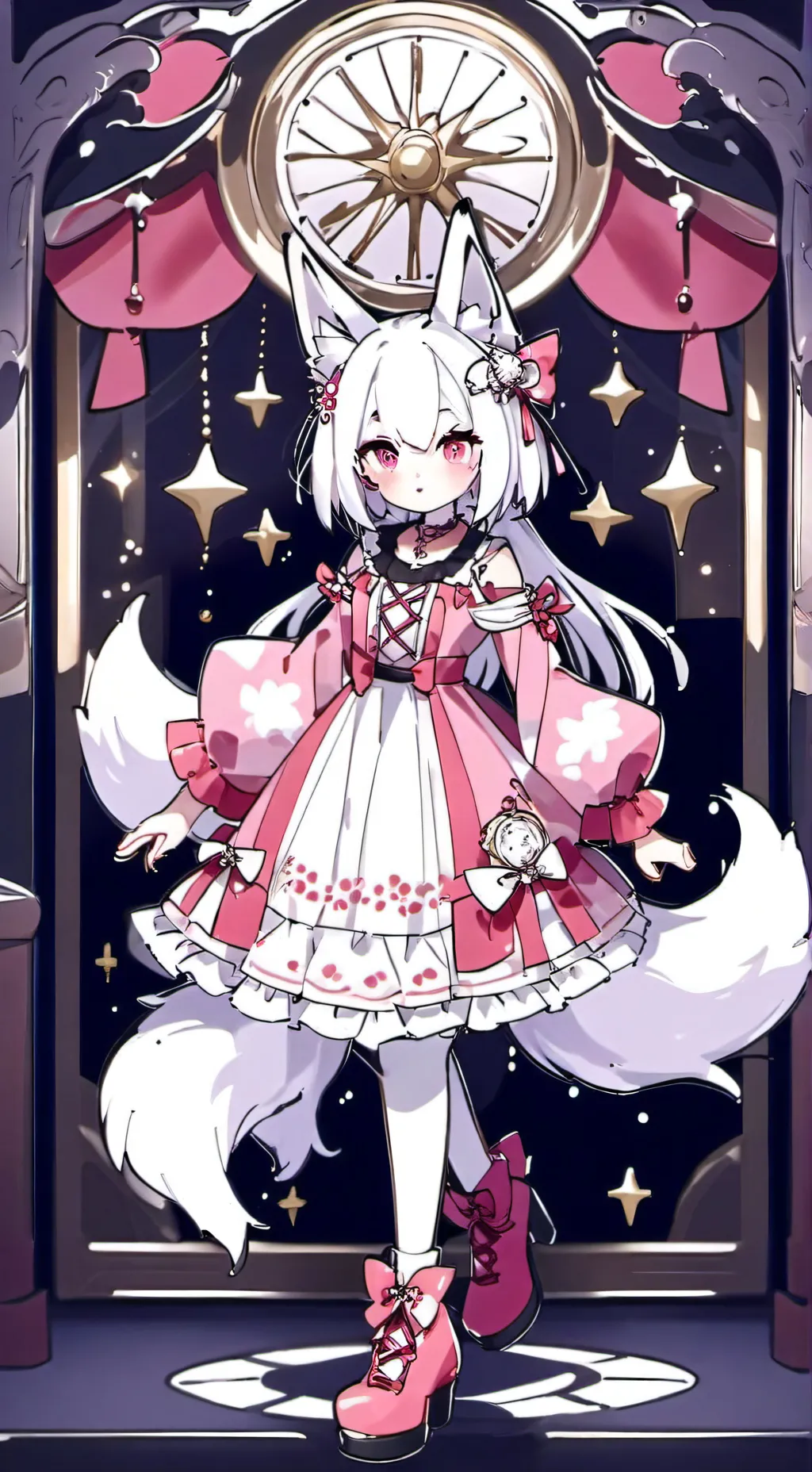 ai character: mangle background