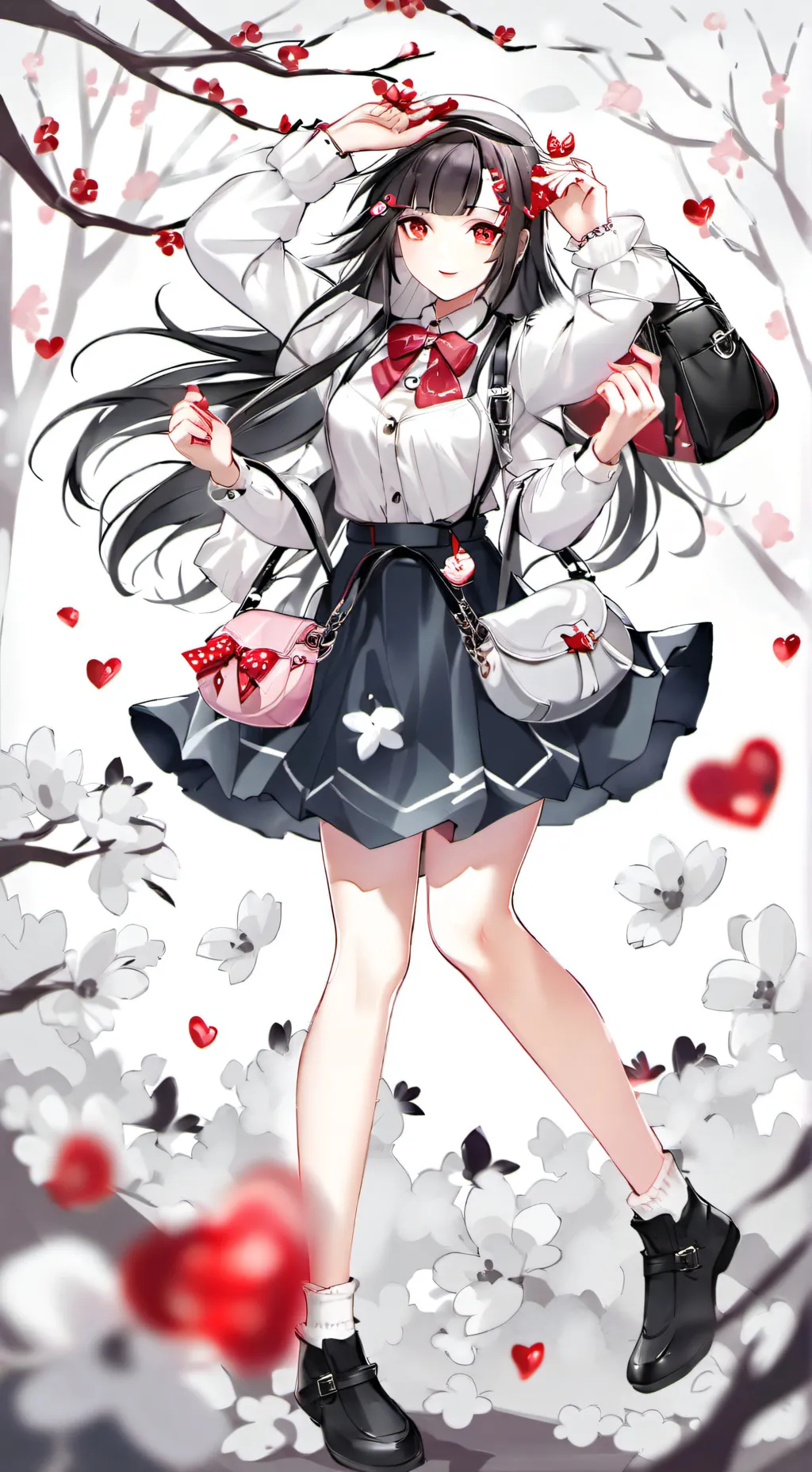 ai character: niña  background