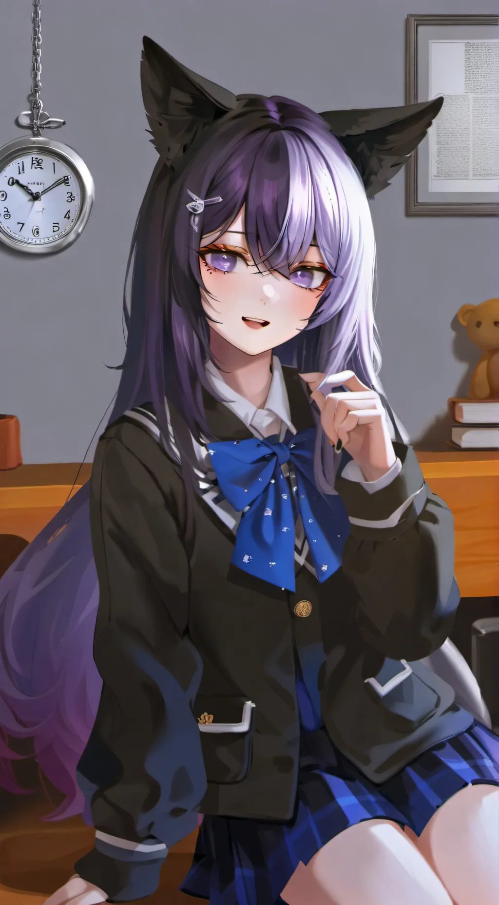 ai character: Student Freya background