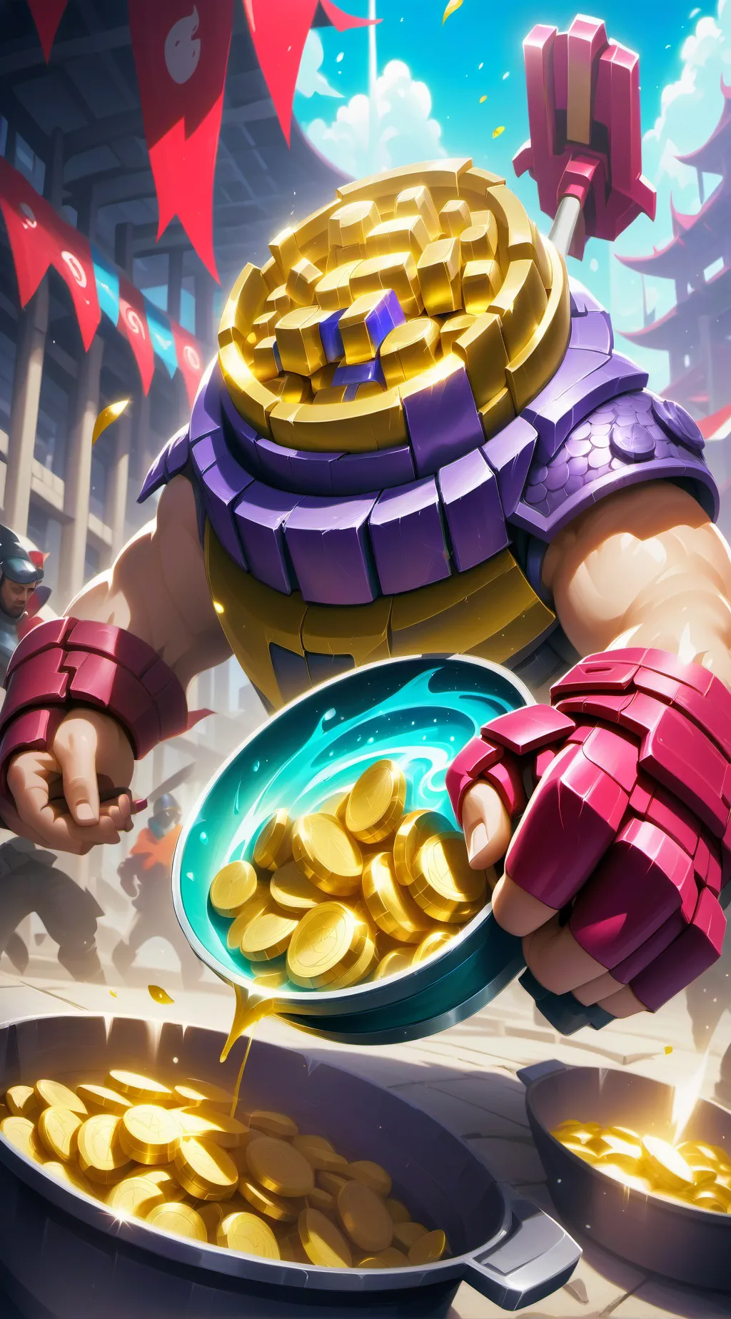 ai character: Frame  background