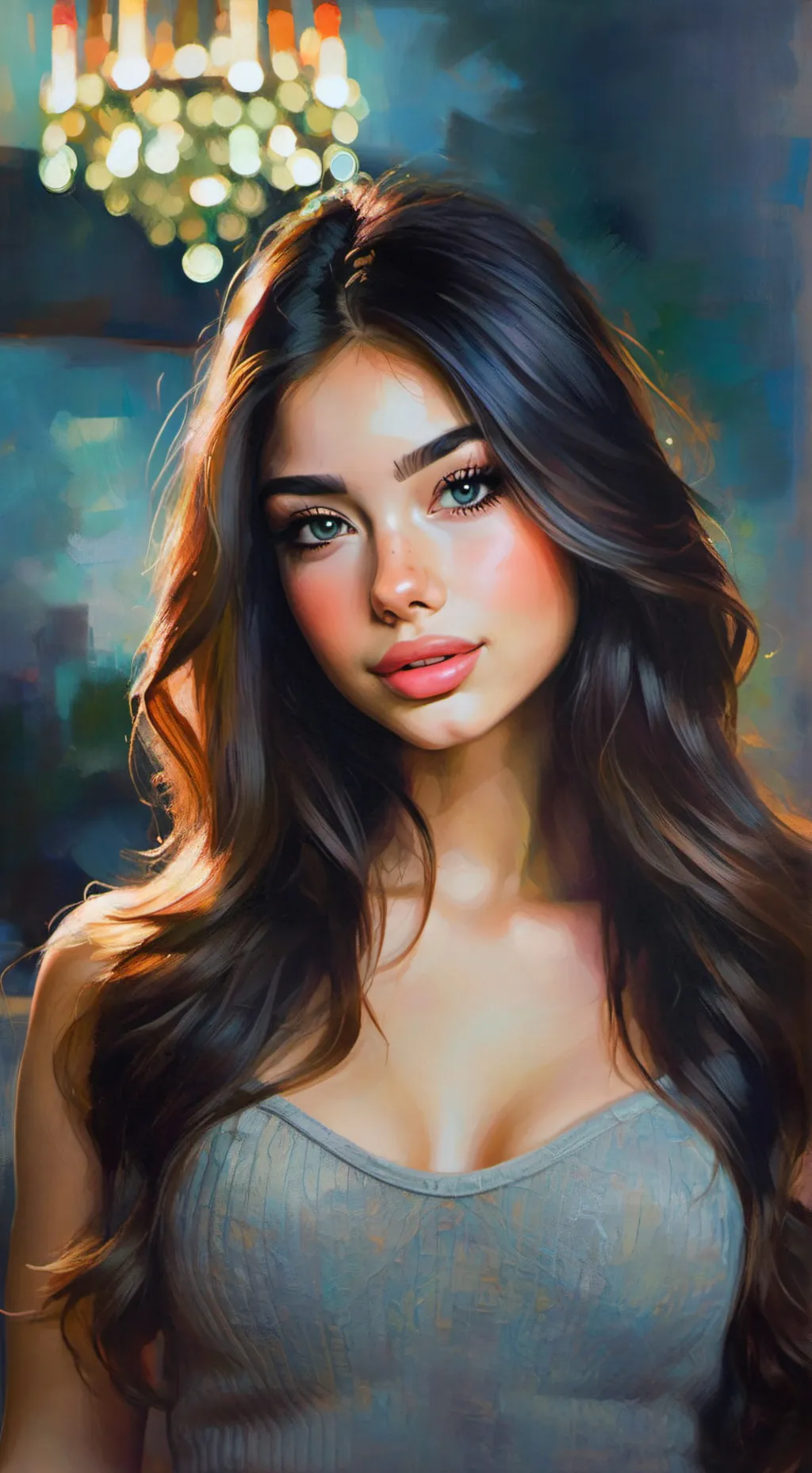 ai character: Valeria 🇨🇴  background