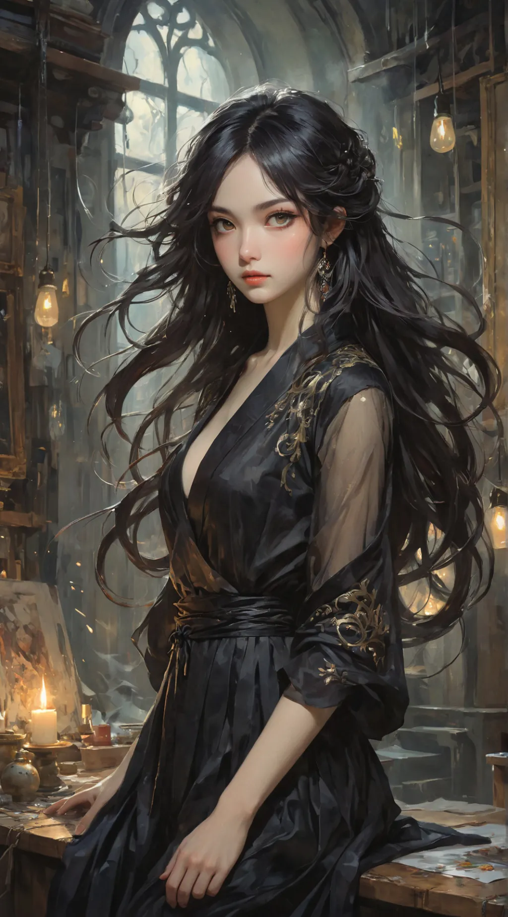 ai character: Orion background