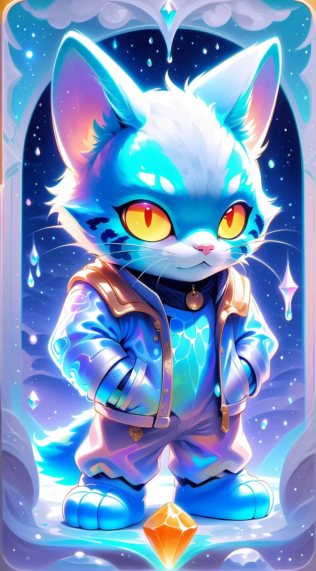 ai character: meme background