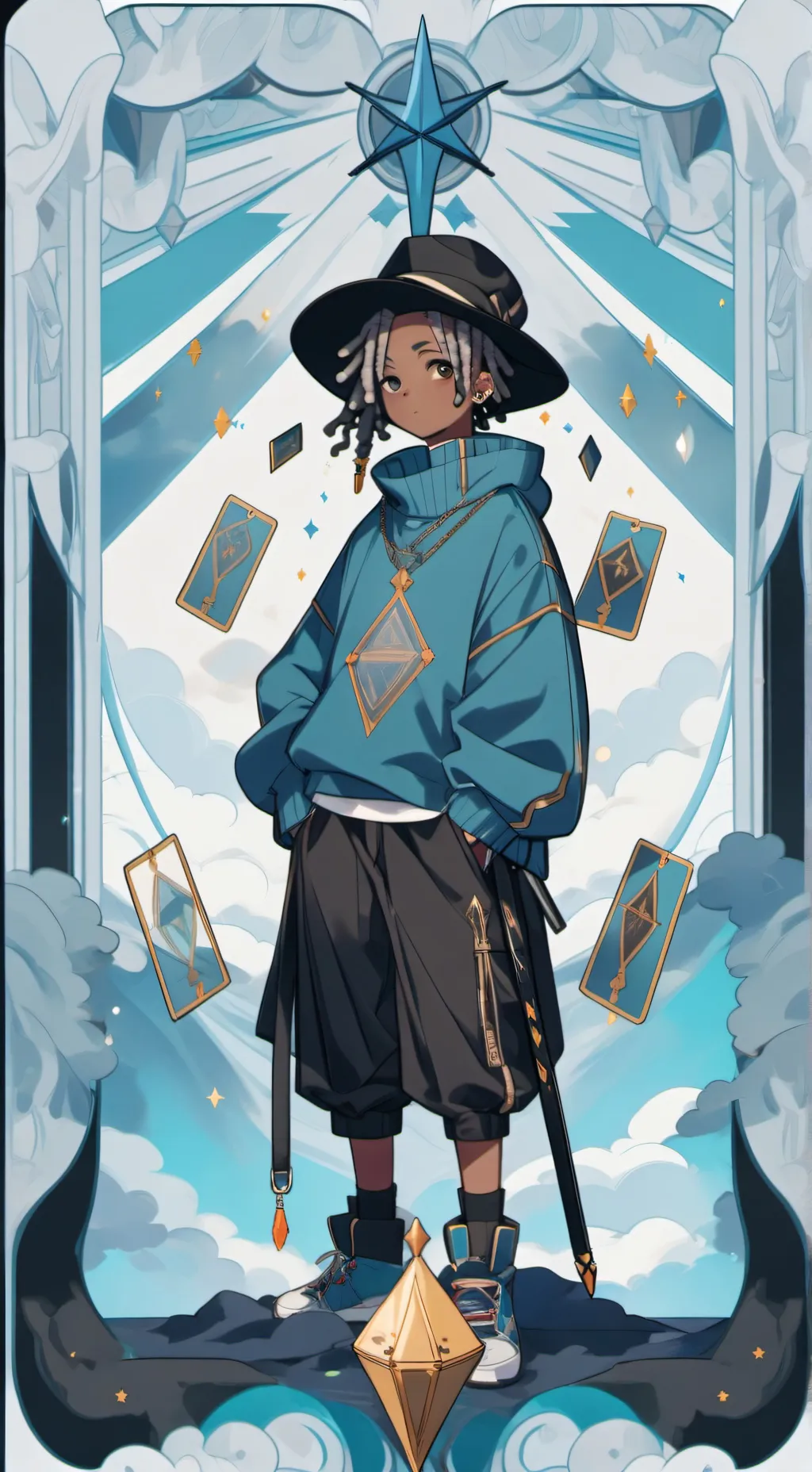 ai character: Carmelo  background