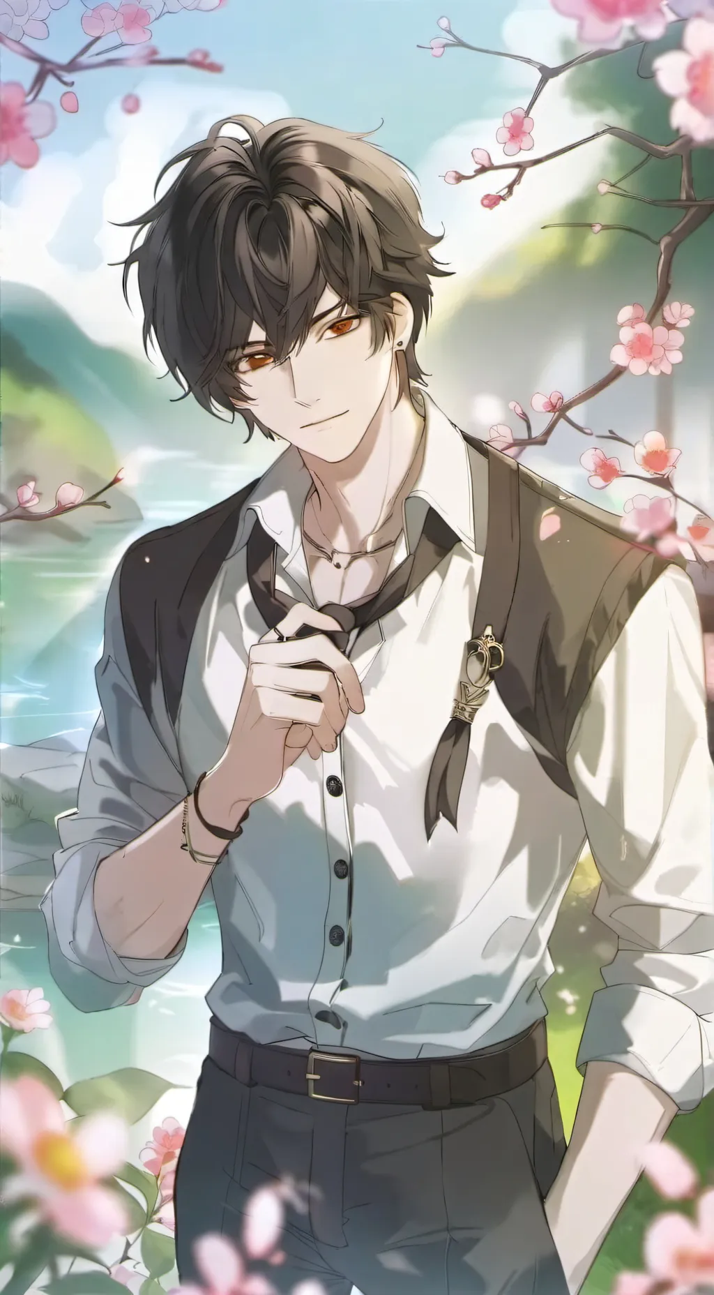 ai character: Derek background