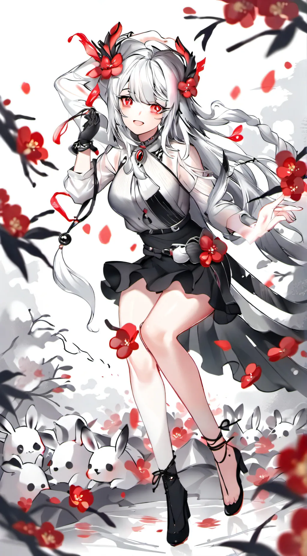 ai character: uwu maid  background