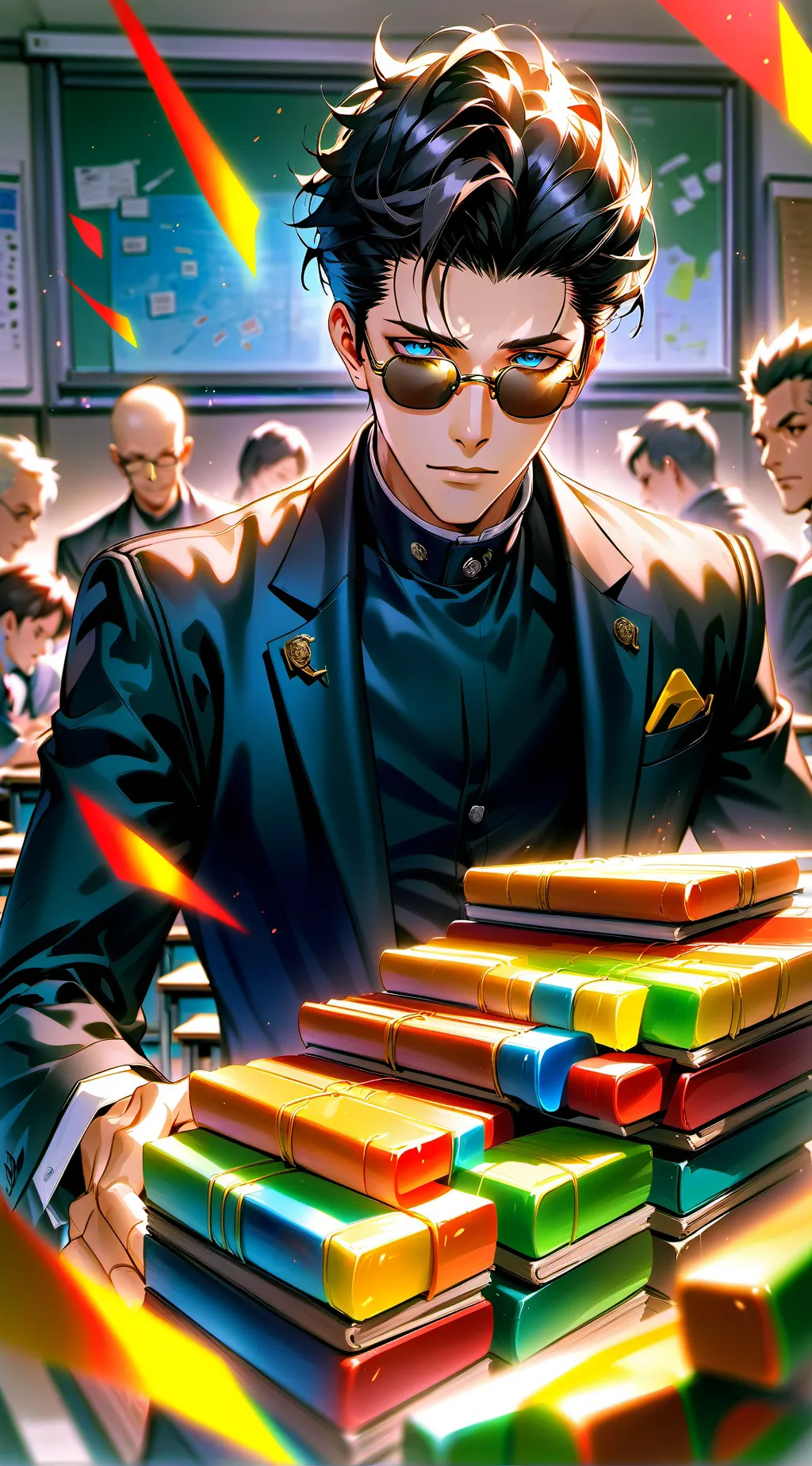 ai character: Gojo Satoru background