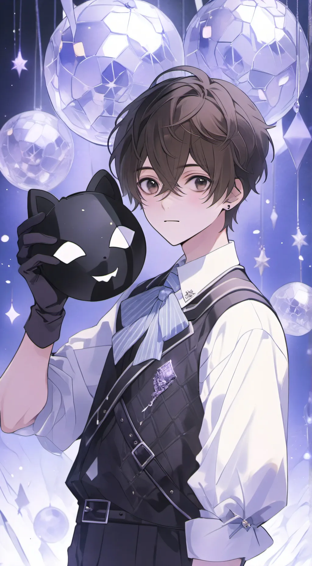 ai character: 🗝🖤Tiam🌑🌂 background