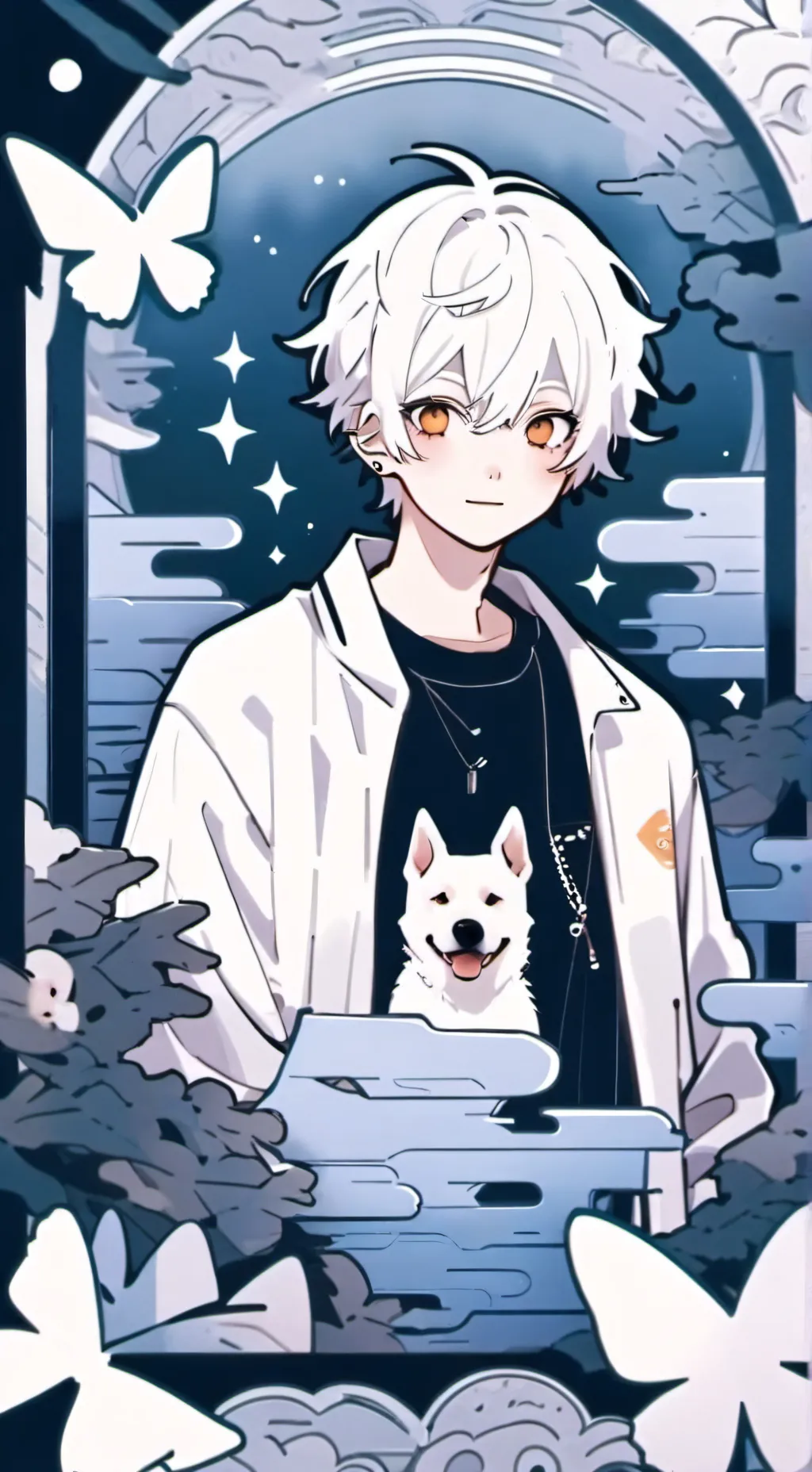 ai character: Mha bestie  background