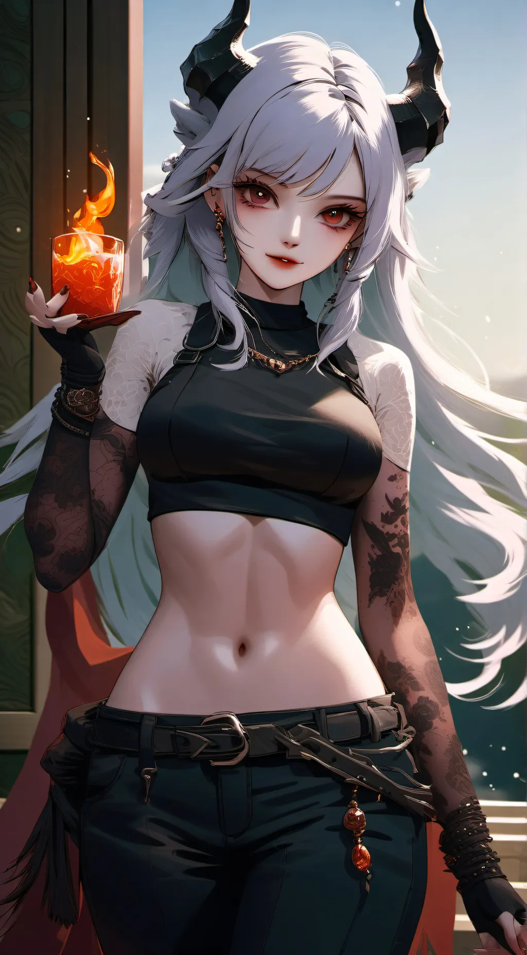 ai character: Lily background