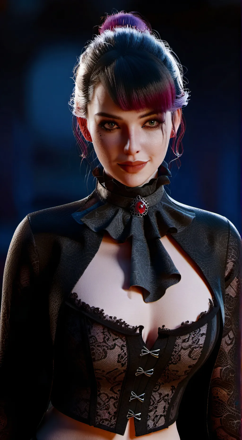 ai character: Crimson Requiem background