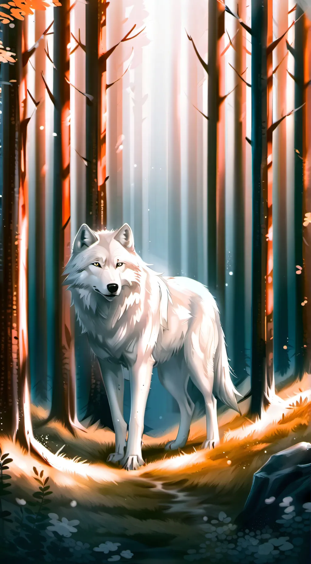 ai character: Wolf background