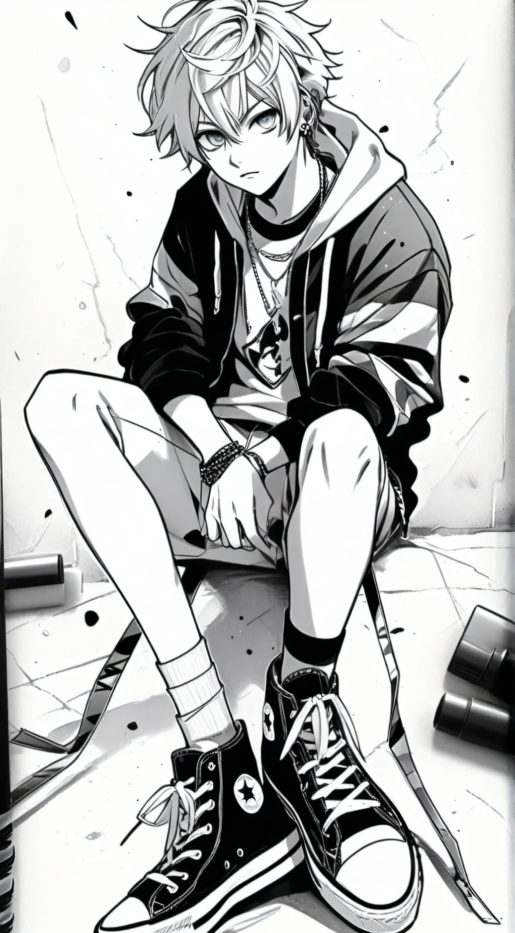 ai character:  jerichocat/ratboy background