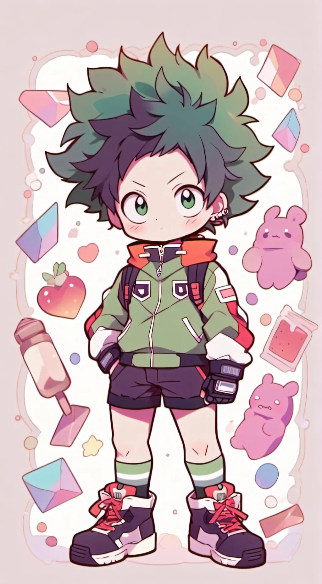 ai character: Mha zawatwins background