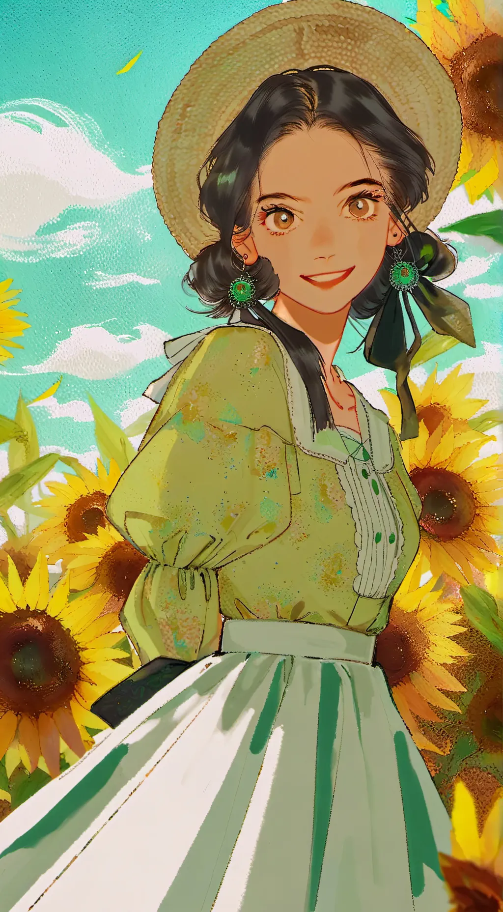 ai character: the perfect mirror background