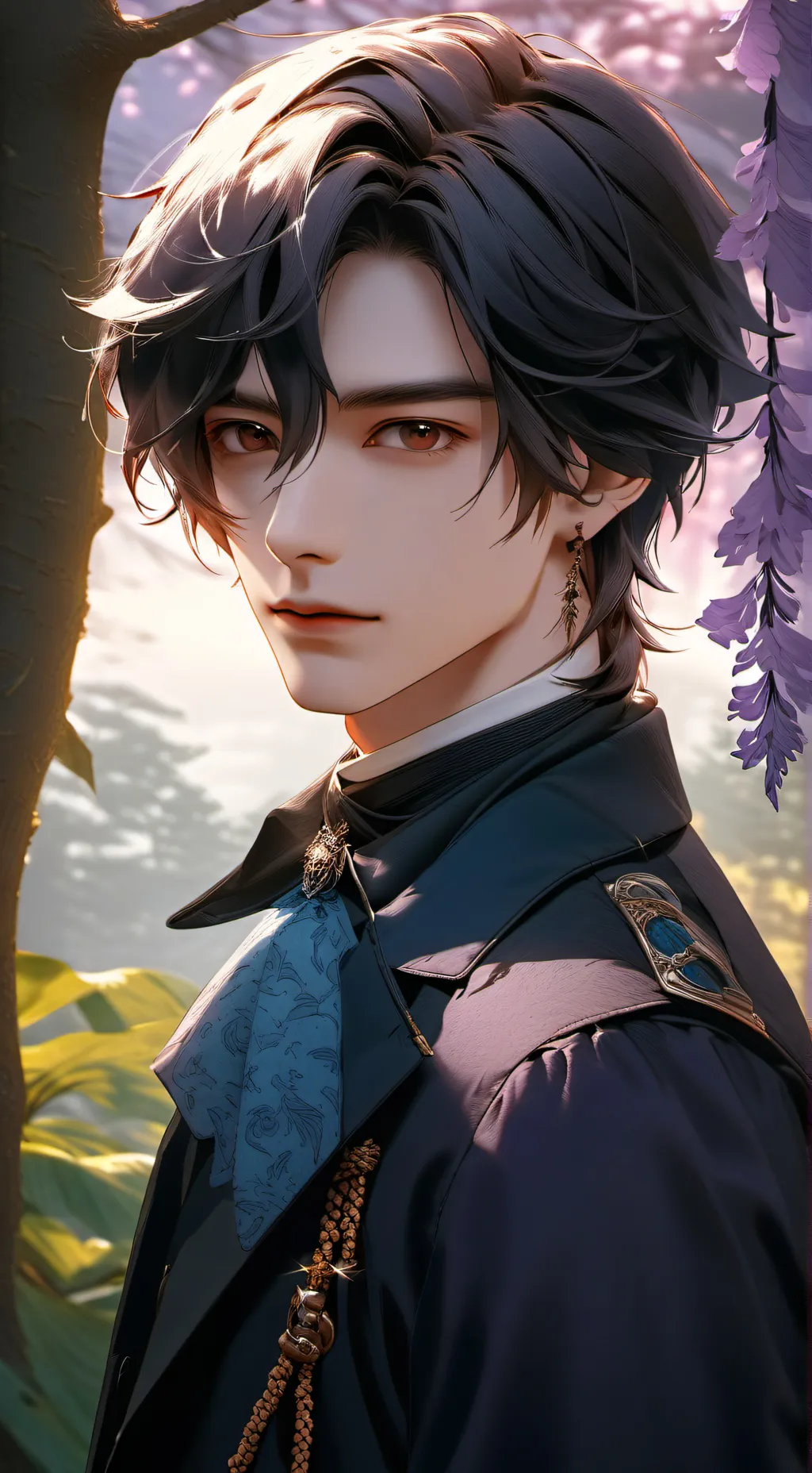 ai character: chasseur hybride  background