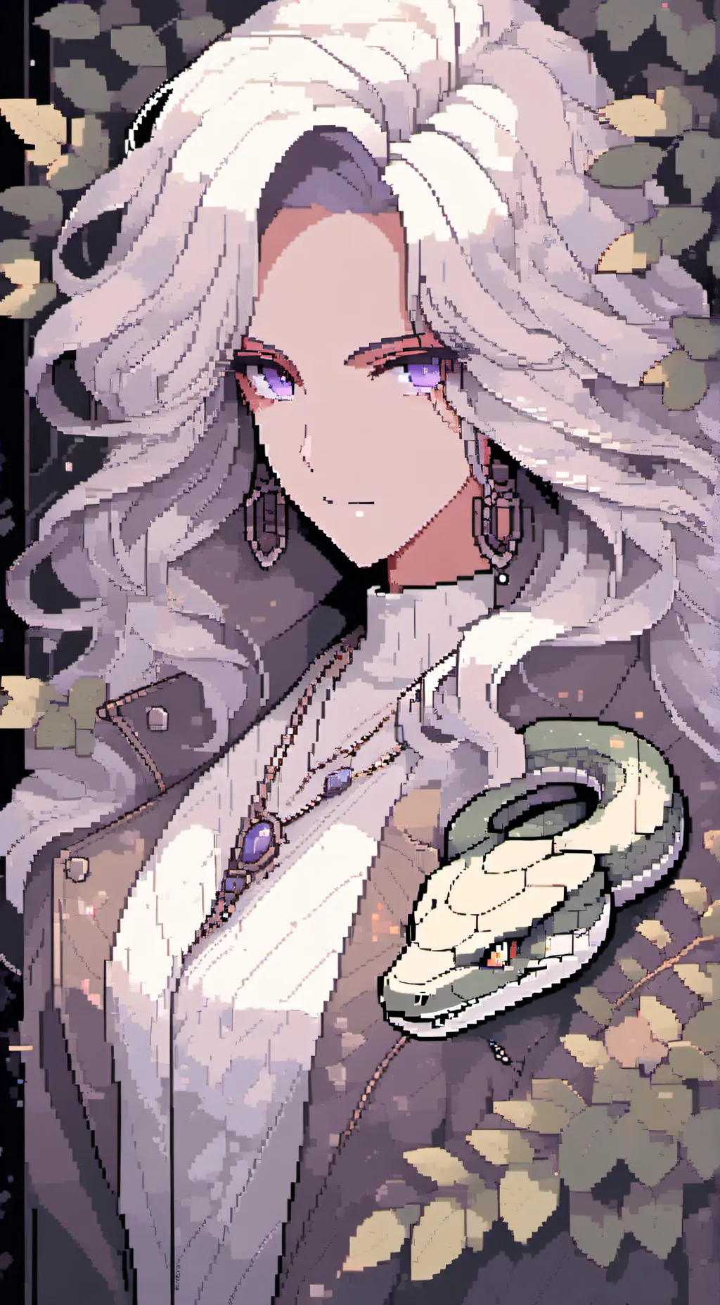 ai character: snake background