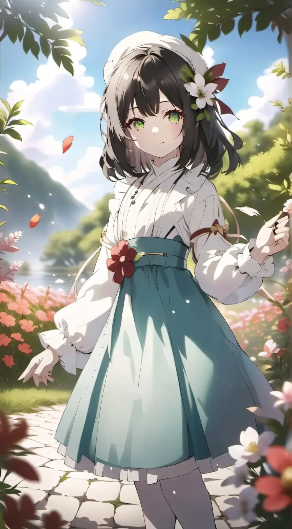 ai character: Sleep potion girl  background