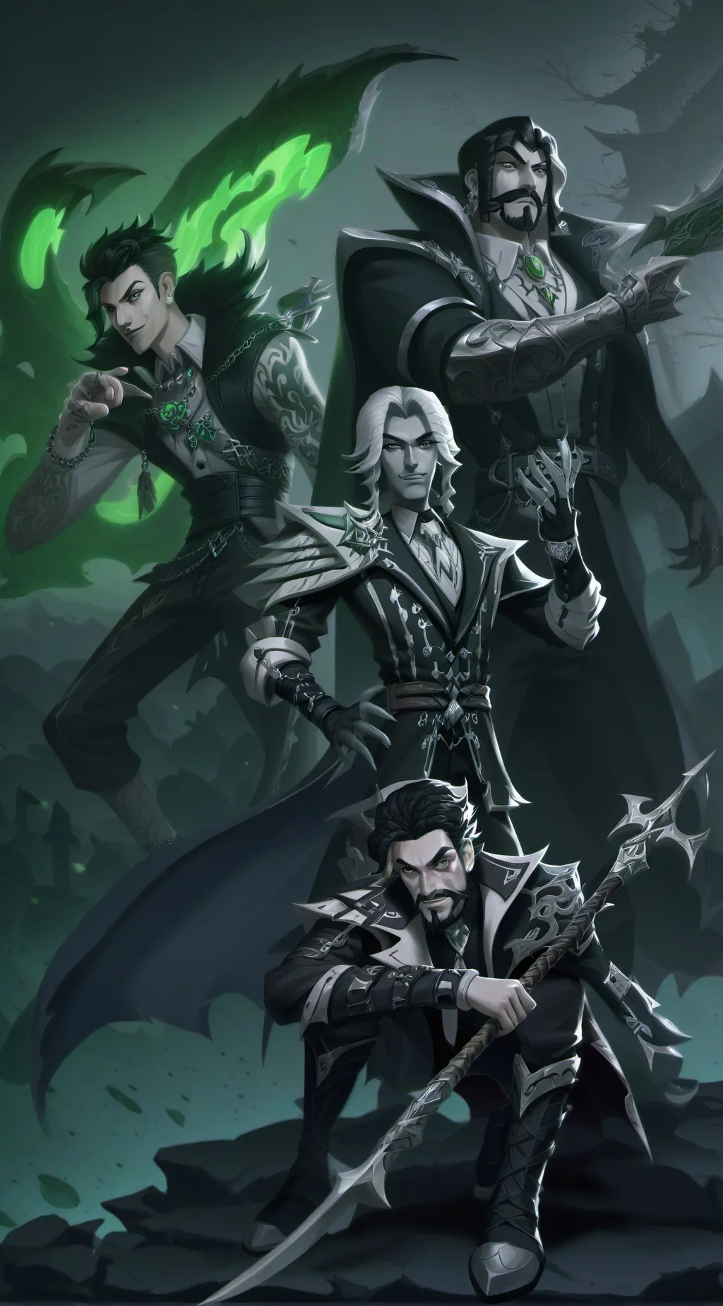 ai character: Kpop demon hunters background