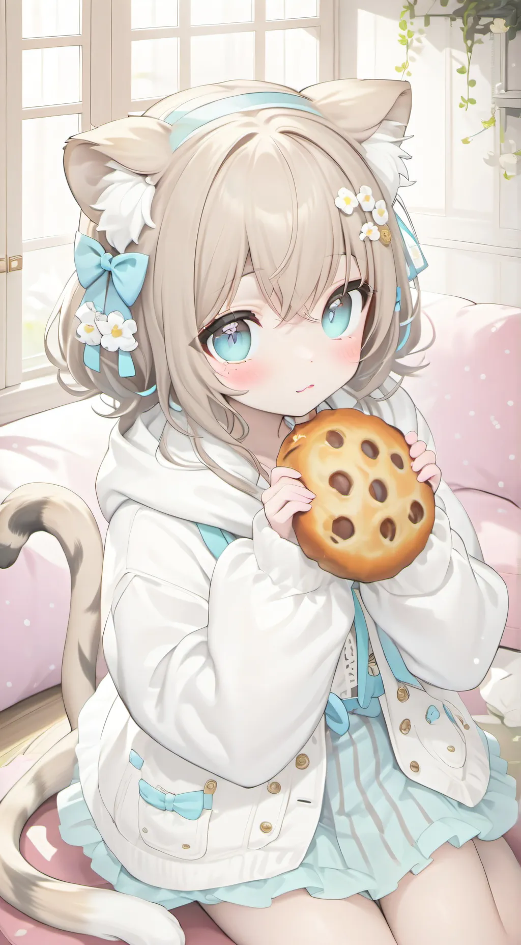 ai character: Striped Tiger Furr background