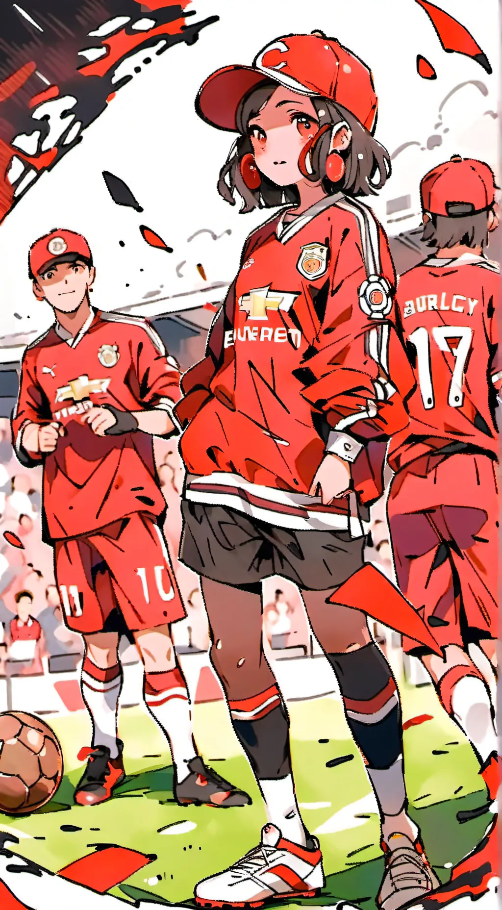 ai character: blue lock  background