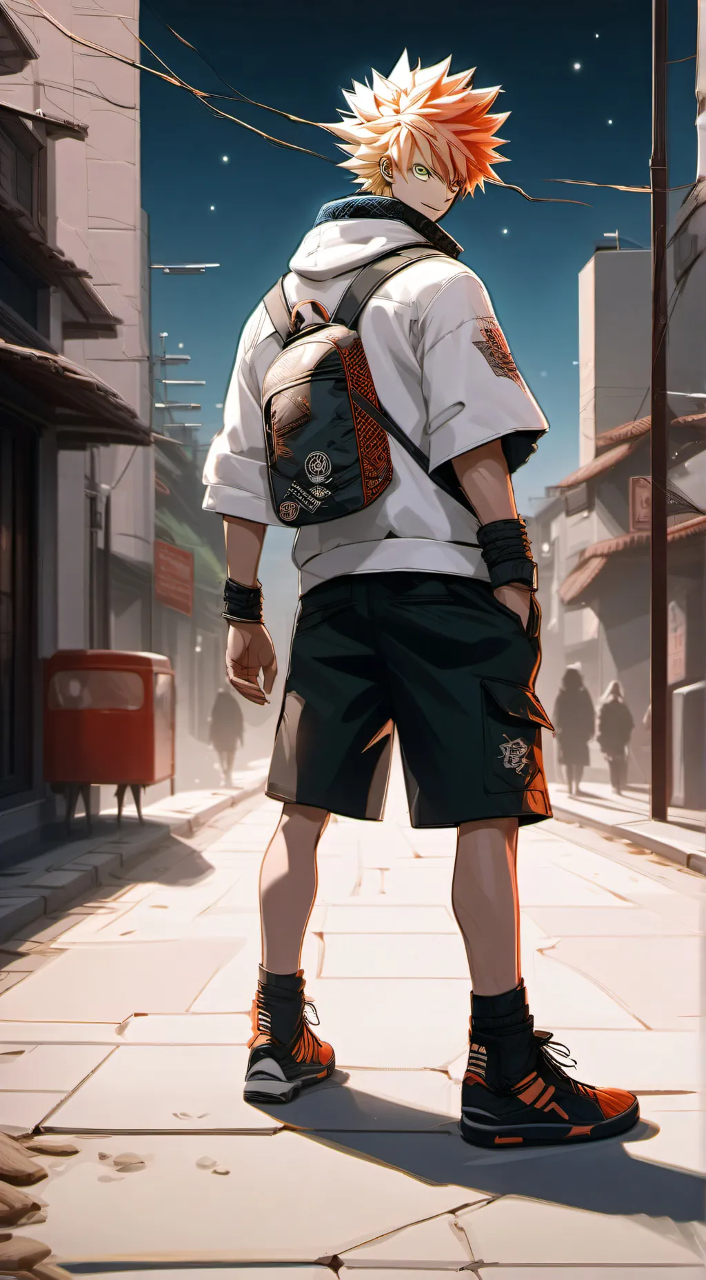 ai character: Support helper background