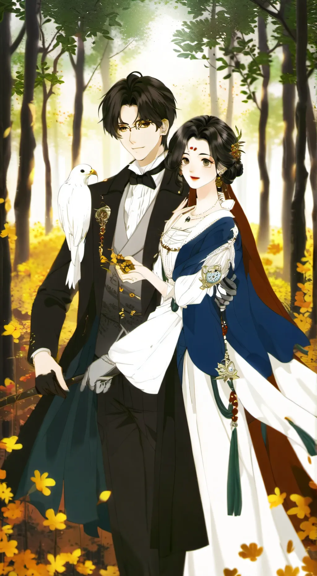 ai character: kokushibo x douma background