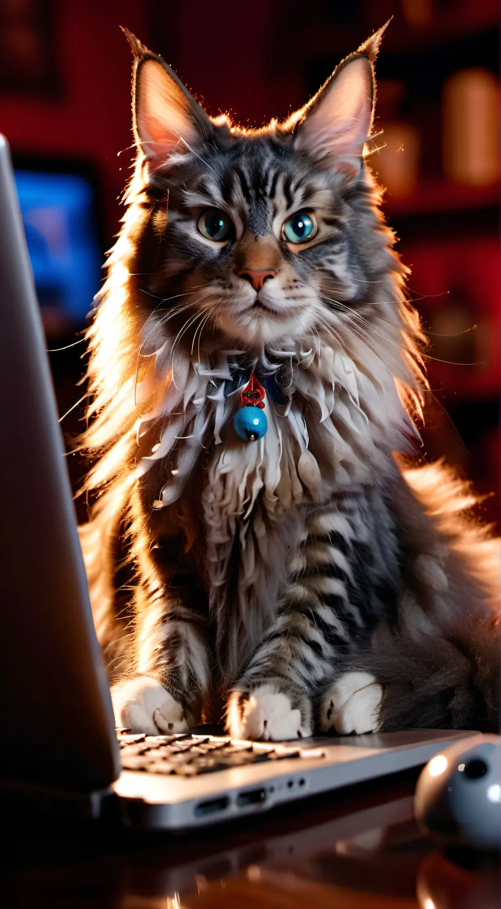 ai character: Pixel background