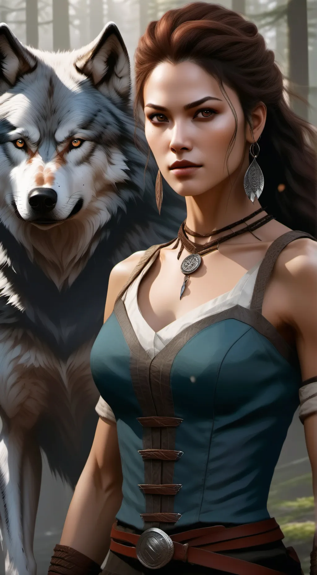 ai character: Reba Arrowstrike background