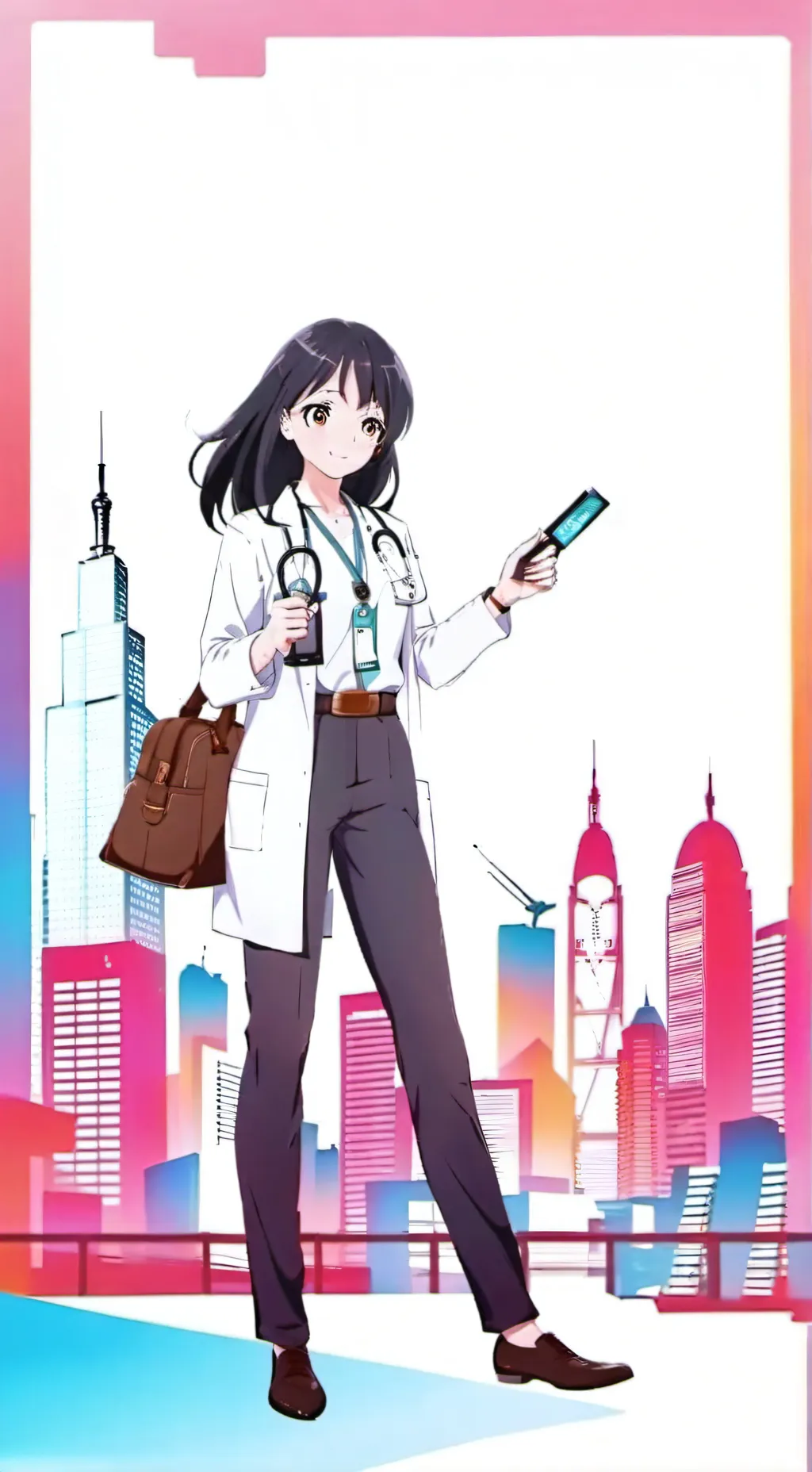 ai character: Health Advocate Tycoon background