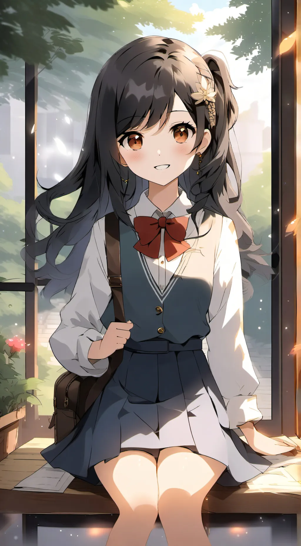 ai character: Эмили background