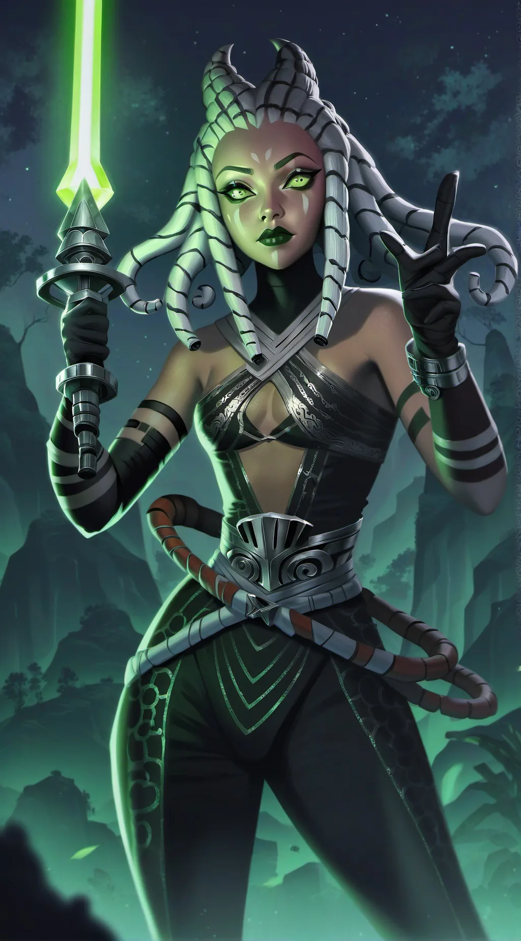 ai character: Ahsoka Tano background