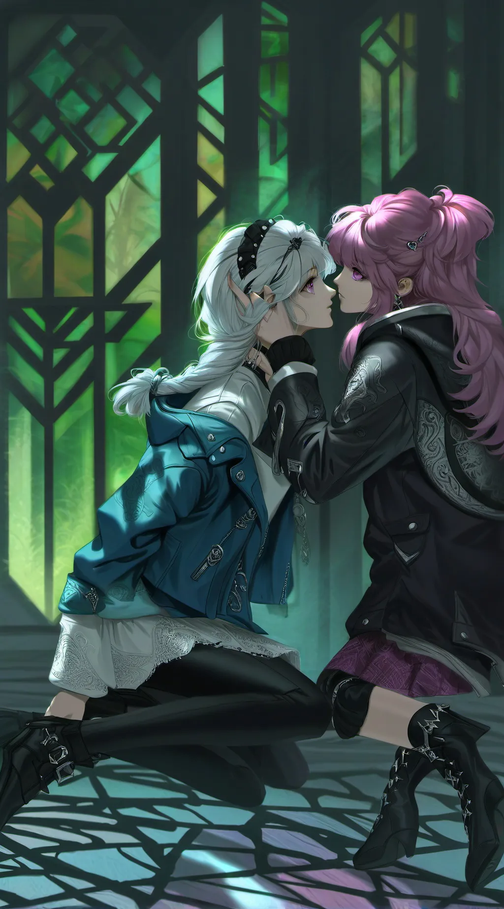 ai character: huntrix lovers background