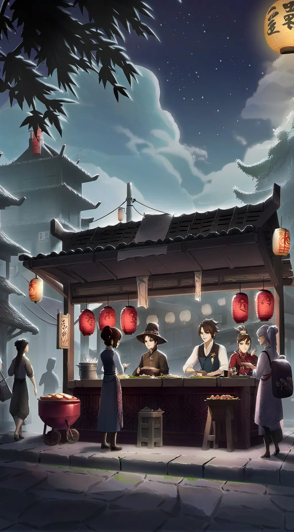 ai character: Dream background