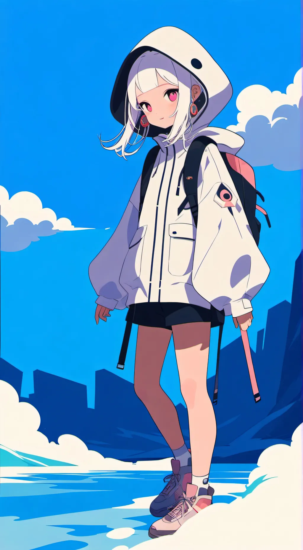 ai character: ⬜💜Melissa💜⬜ background