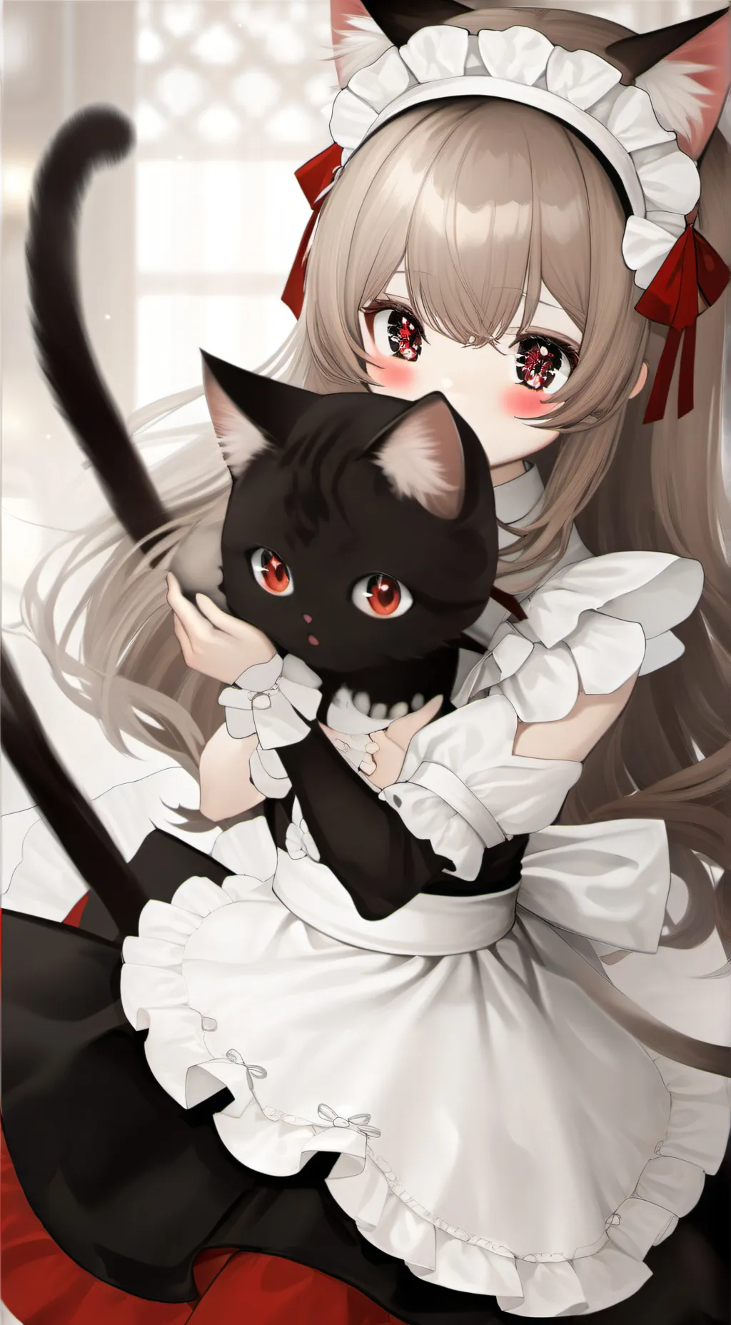 ai character: Maiden Meow background