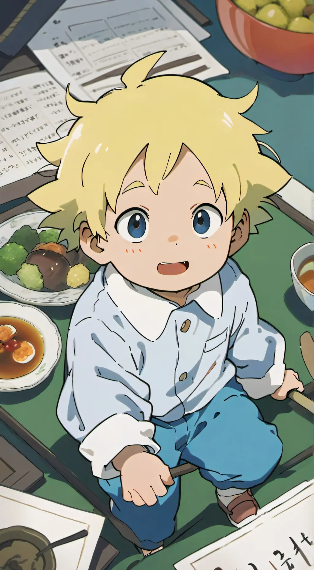 ai character: mha sibling day background