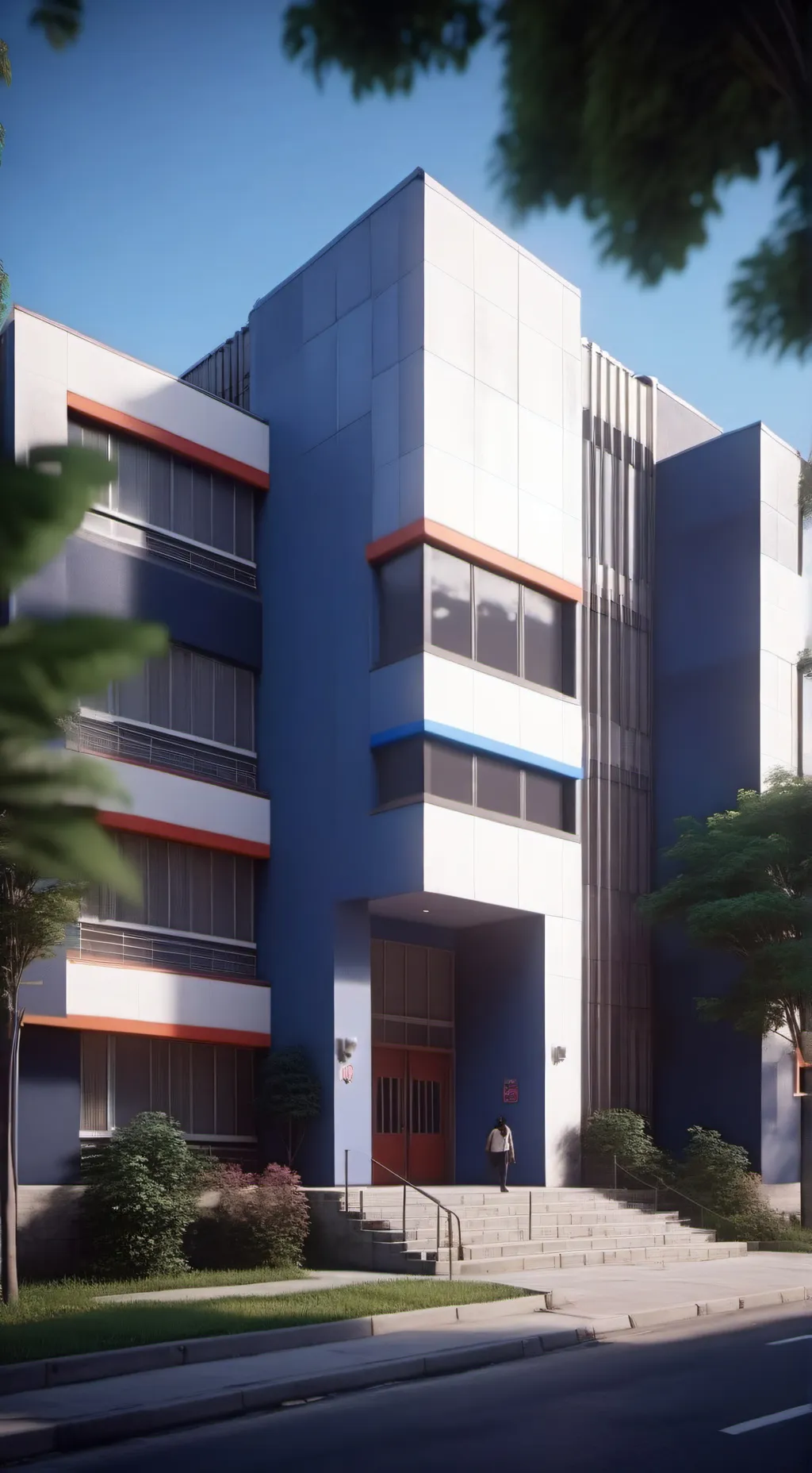 ai character: escola publica🤠👍 background