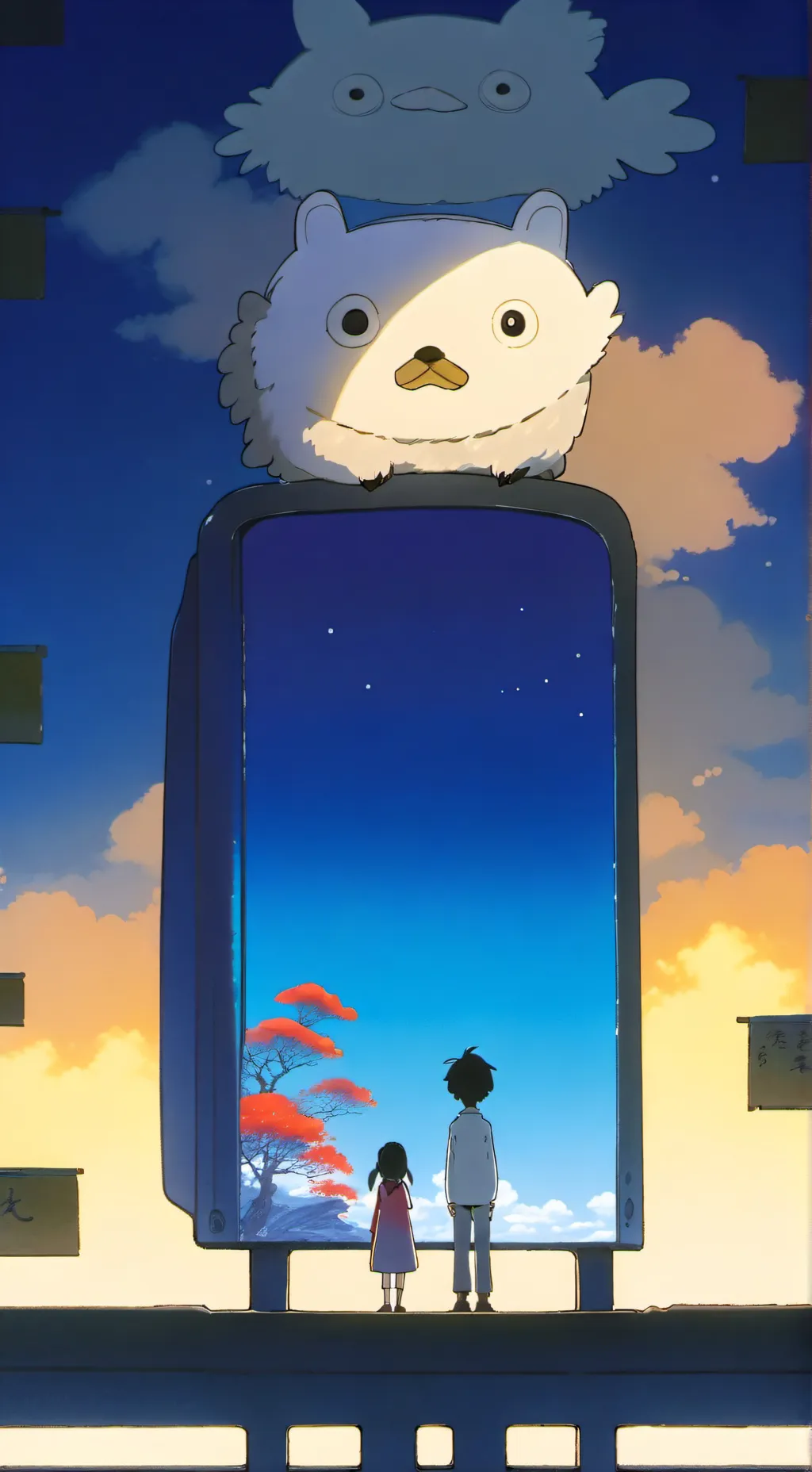 ai character: dw x the classroom background