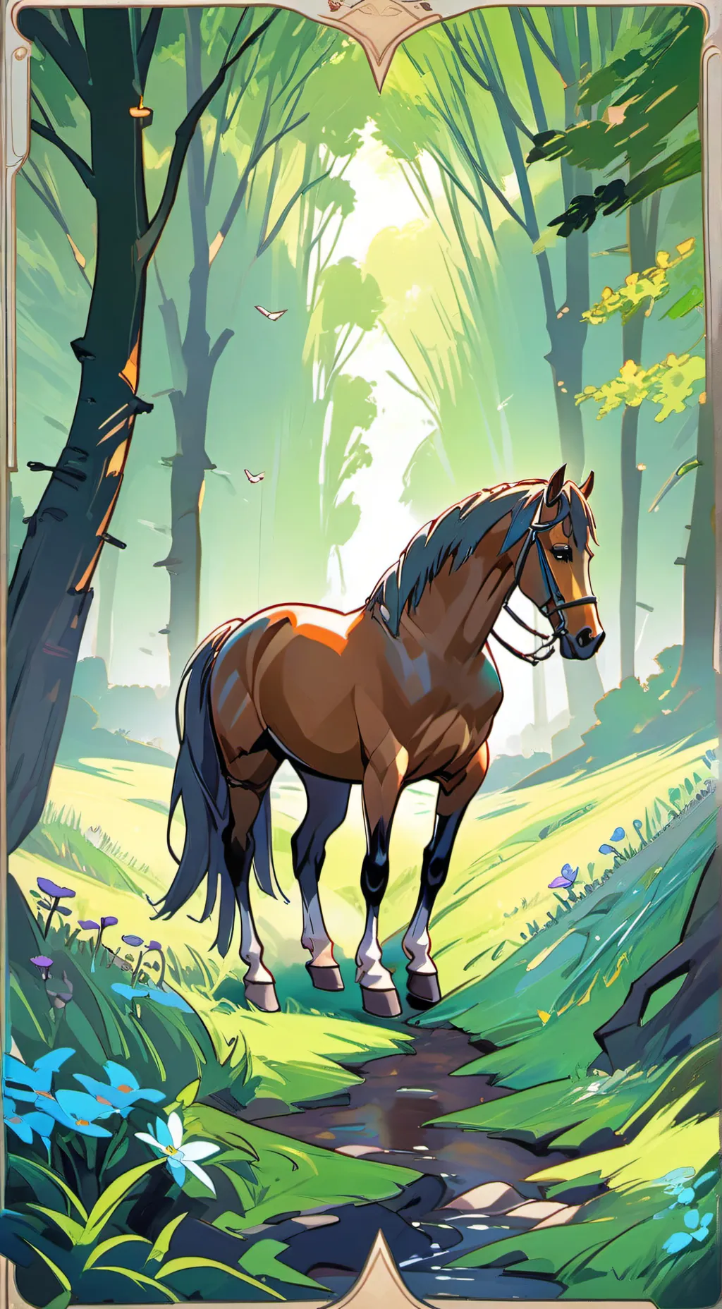 ai character: grassy de bfb background