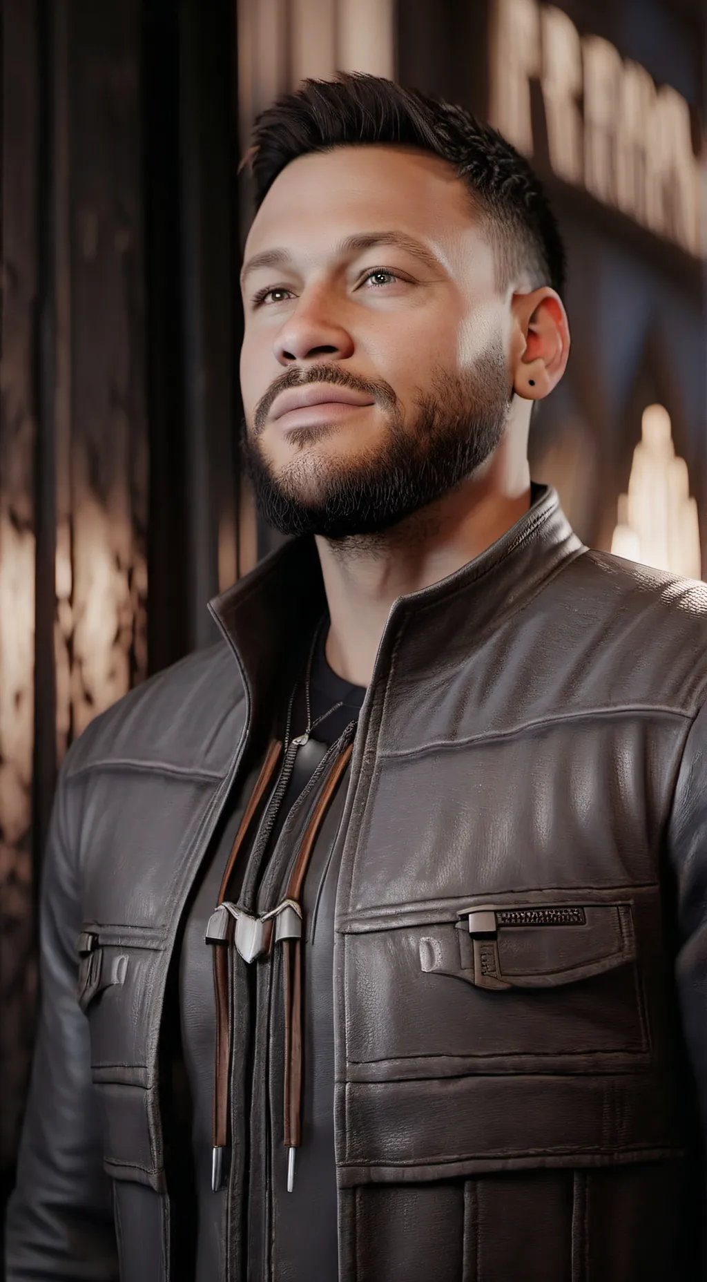 ai character: Daniel  background