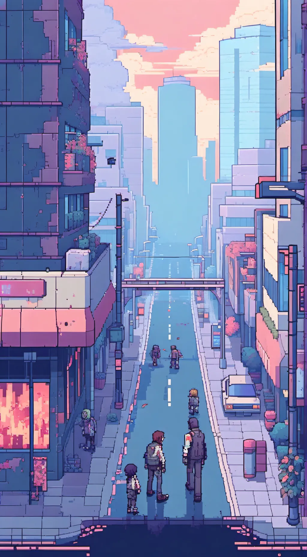 ai character: zombie apocalypse  background