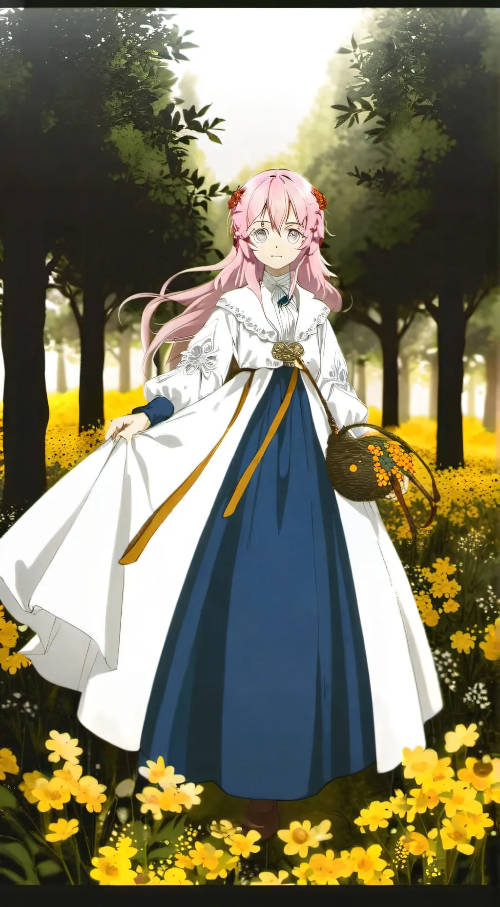 ai character: KNY lluvia background